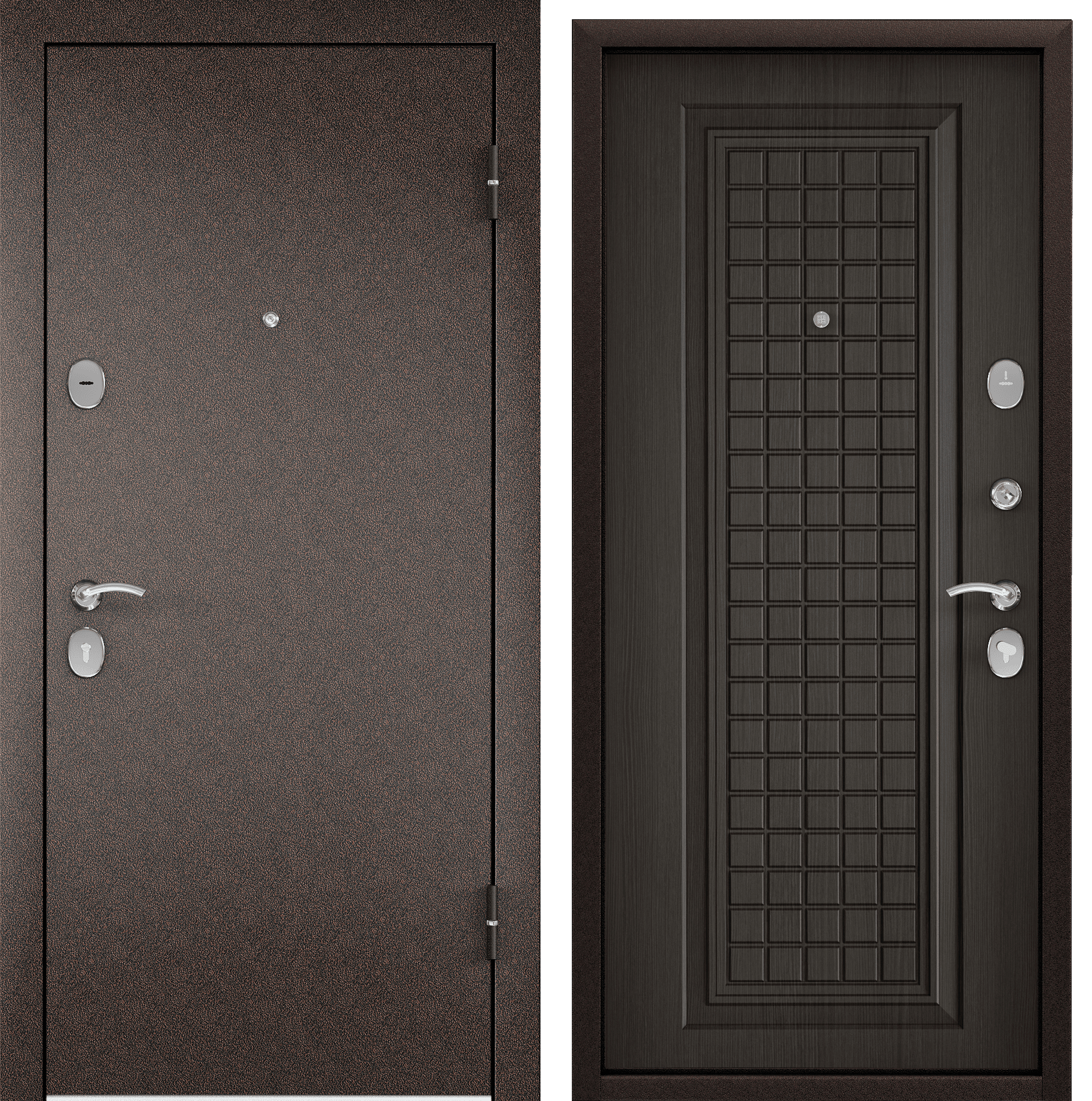 Стальная дверь с шумоизоляцией МДФ/МДФ 3147